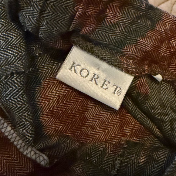 VTG 90s Dark Academia Taupe Burgundy Rose Floral Maxi Skirt By Koret, Size S-M - Picture 10 of 14